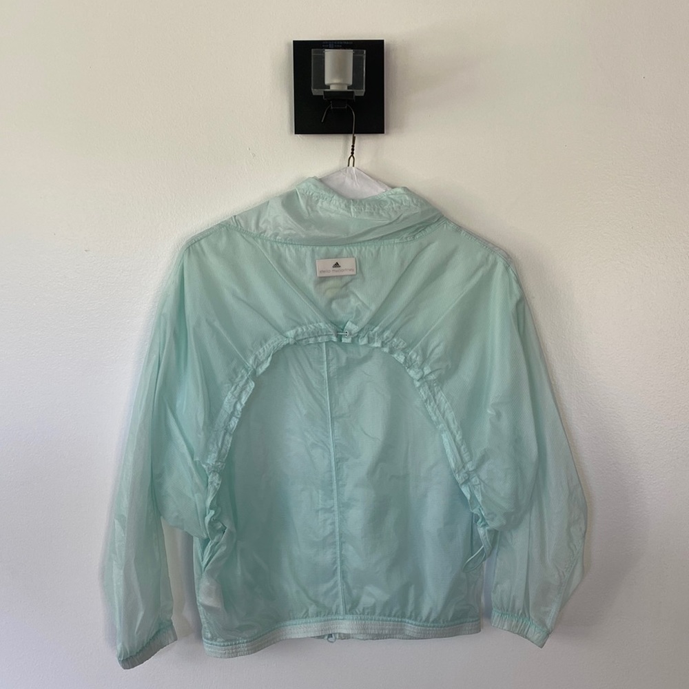 Stella McCartney x Adidas Barricade Mint Windbreaker Zip Up Jacket